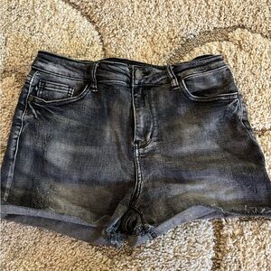 Stylish Black Denim Shorts